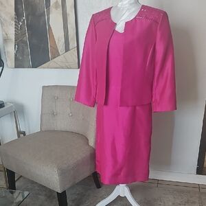 Preston & York Fuchsia Dress Set